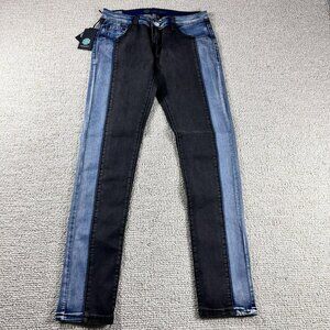 Monarda Los Angeles Two-toned Skinny Fit Jeans Blue Black Women’s Size 9